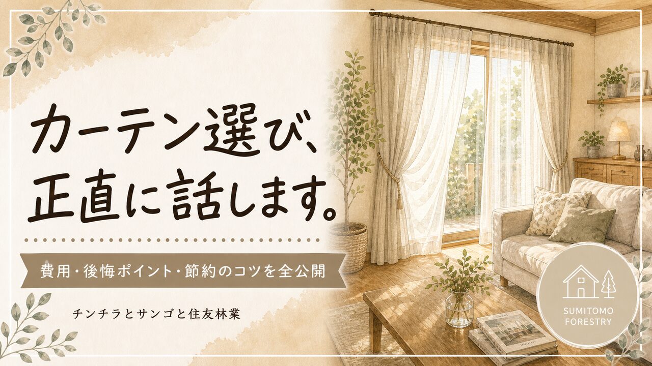 住友林業のカーテン選び全公開｜費用・後悔ポイント・節約のコツを正直に話します