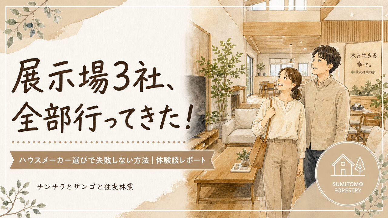 住宅展示場3社を回ってわかった失敗しない選び方｜住友林業を選んだ私の体験談