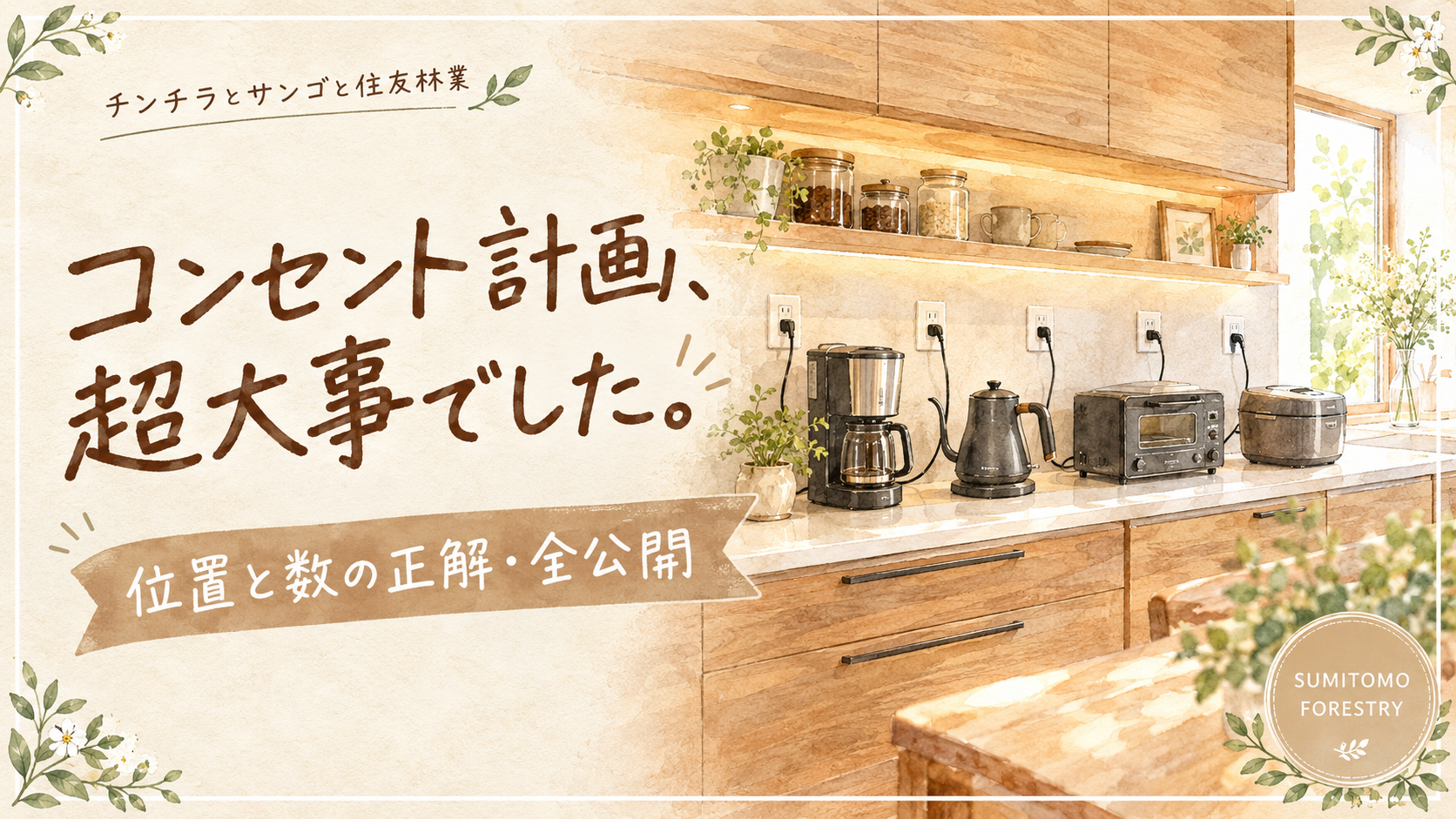 注文住宅のコンセント計画｜我が家の正解と後悔を位置・数まで全公開